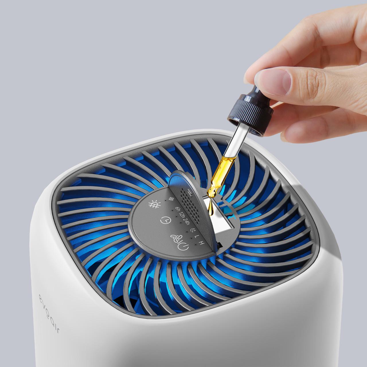 Воздухоочиститель EvoAir Nuvia 3в1 фильтр True HEPA активированный уголь 3 скорости ночной режим - фото 6