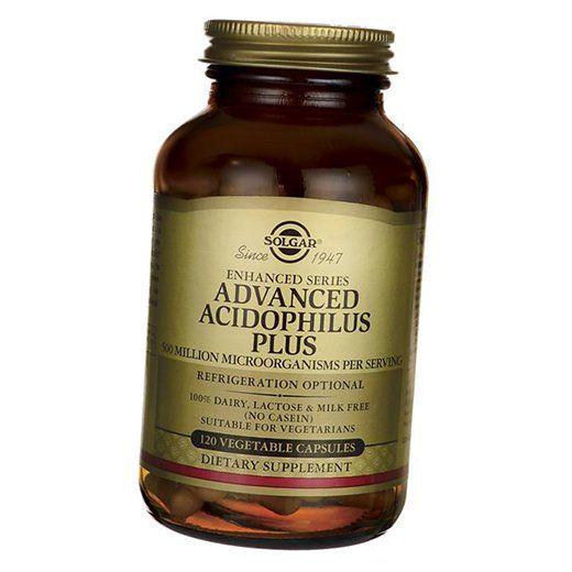 Пробиотики Solgar Advanced Acidophilus Plus 120 вег. капс. (69313002) - фото 2