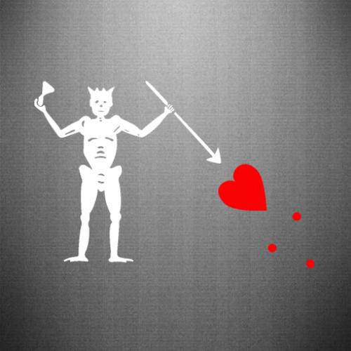 Наклейка Blackbeard 30x20 см (25981334)