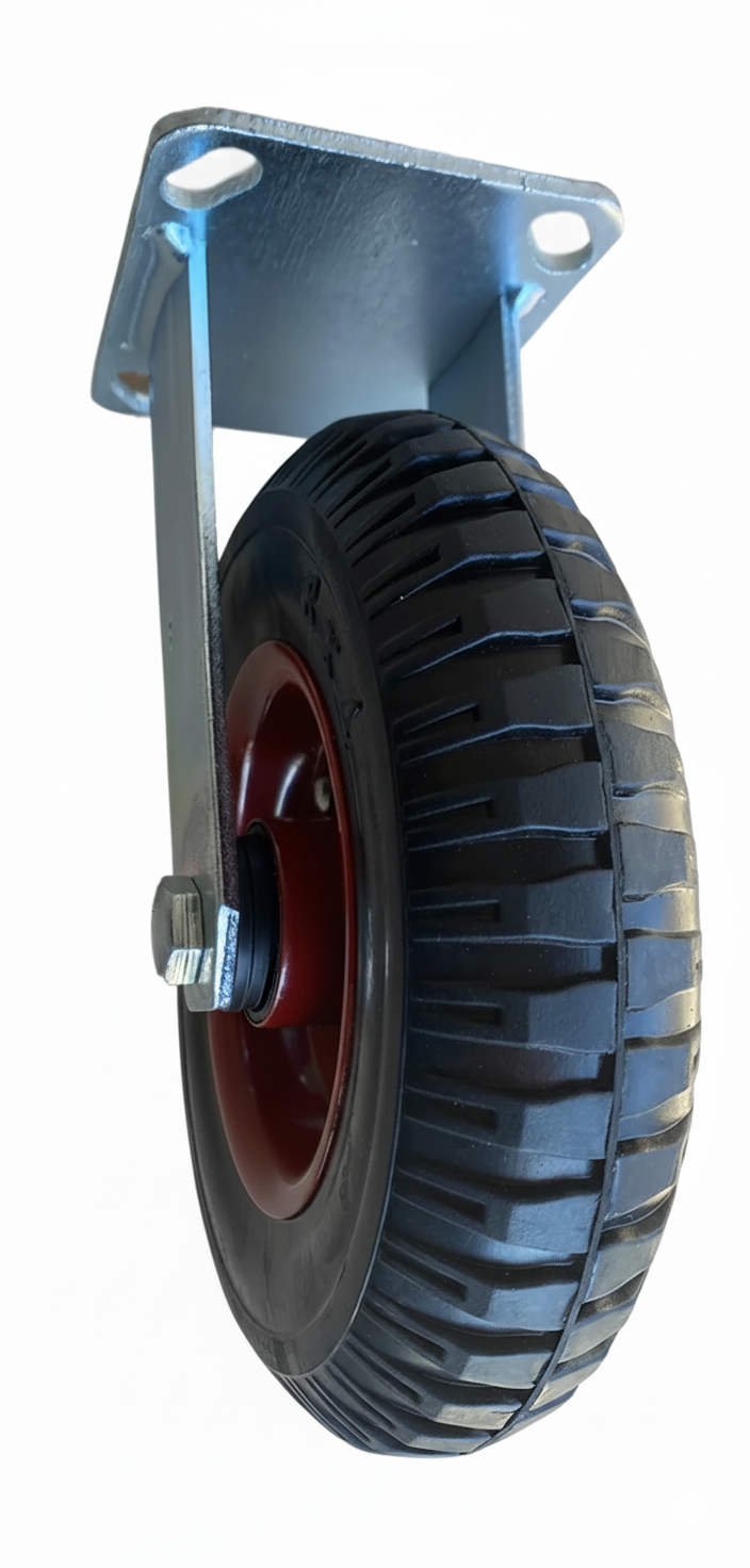 Колесо для тачки бандажное в неповоротном кронштейне 200 мм (2579554466) - фото 3 Колесо для тачки бандажное в неповоротном кронштейне 200 мм (2579554466) - фото 3