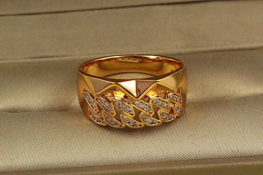Кольцо Xuping Jewelry пафос р. 20 Золотистый (27791215) Кольцо Xuping Jewelry пафос р. 20 Золотистый (27791215)