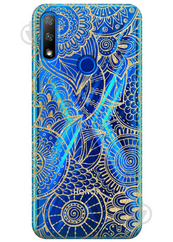 Прозрачный силиконовый чехол iSwag для Huawei Honor 9X с рисунком - Золотая мандала (KS2682) Прозрачный силиконовый чехол iSwag для Huawei Honor 9X с рисунком - Золотая мандала (KS2682)