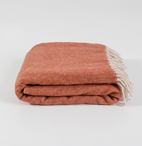 Плед Lanavitta Wool Mix 140х200 см Терракот (CN17483) - фото 2 Плед Lanavitta Wool Mix 140х200 см Терракот (CN17483) - фото 2
