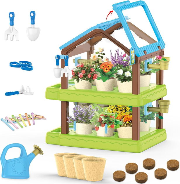 Теплица мини с системой полива для юного садовода (466404814) - фото 2