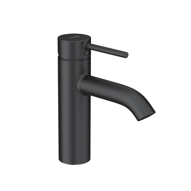 Змішувач для умивальника Kludi Bozz 100 DN 15 382883976 одноважільний Чорний матовий (382883976)