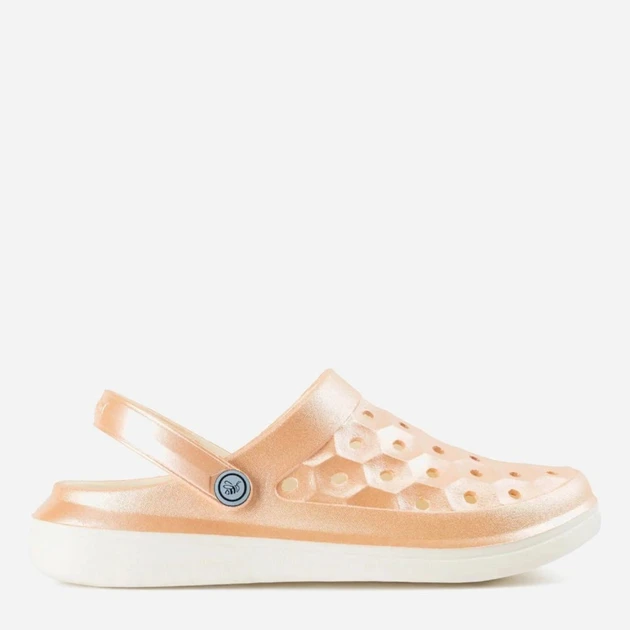 Сабо женские Joybees Adults Varsity Clog Champagne Glitter р. 41,5 27 см Перламутровый (2671963883)