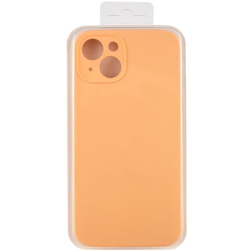 Протиударний Чохол Silicone Case Full Camera Protective (AA) для Apple iPhone 14 (6.1") Помаранчевий / Cantaloupe - фото 5