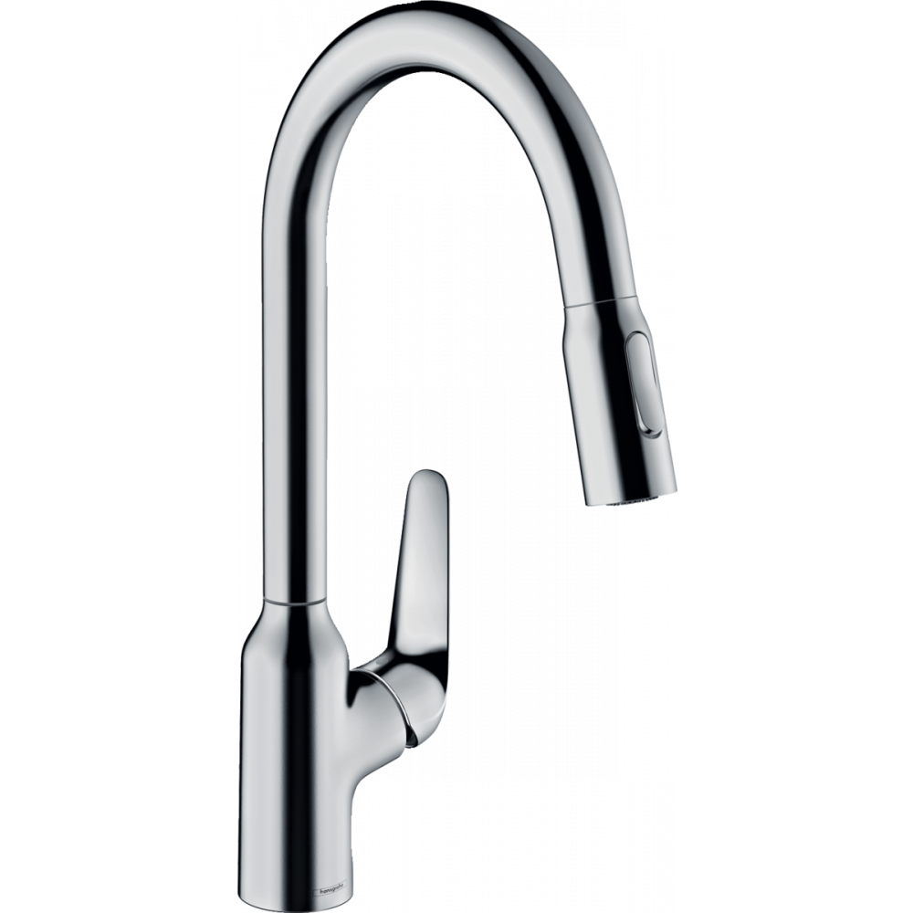 Cмеситель для кухни Hansgrohe FOCUS M42 71820000 с видвижной лейкой Хром (133022)