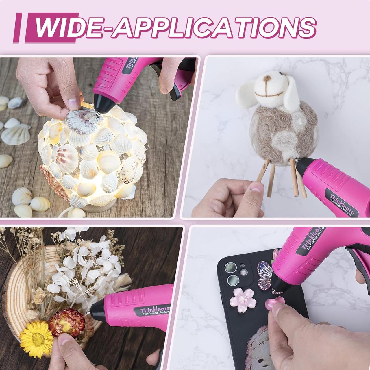 Пістолет клейовий бездротовий ThinkLearn 7,2 В та міні-клейові стрижні 25 шт. - фото 6 Пістолет клейовий бездротовий ThinkLearn 7,2 В та міні-клейові стрижні 25 шт. - фото 6