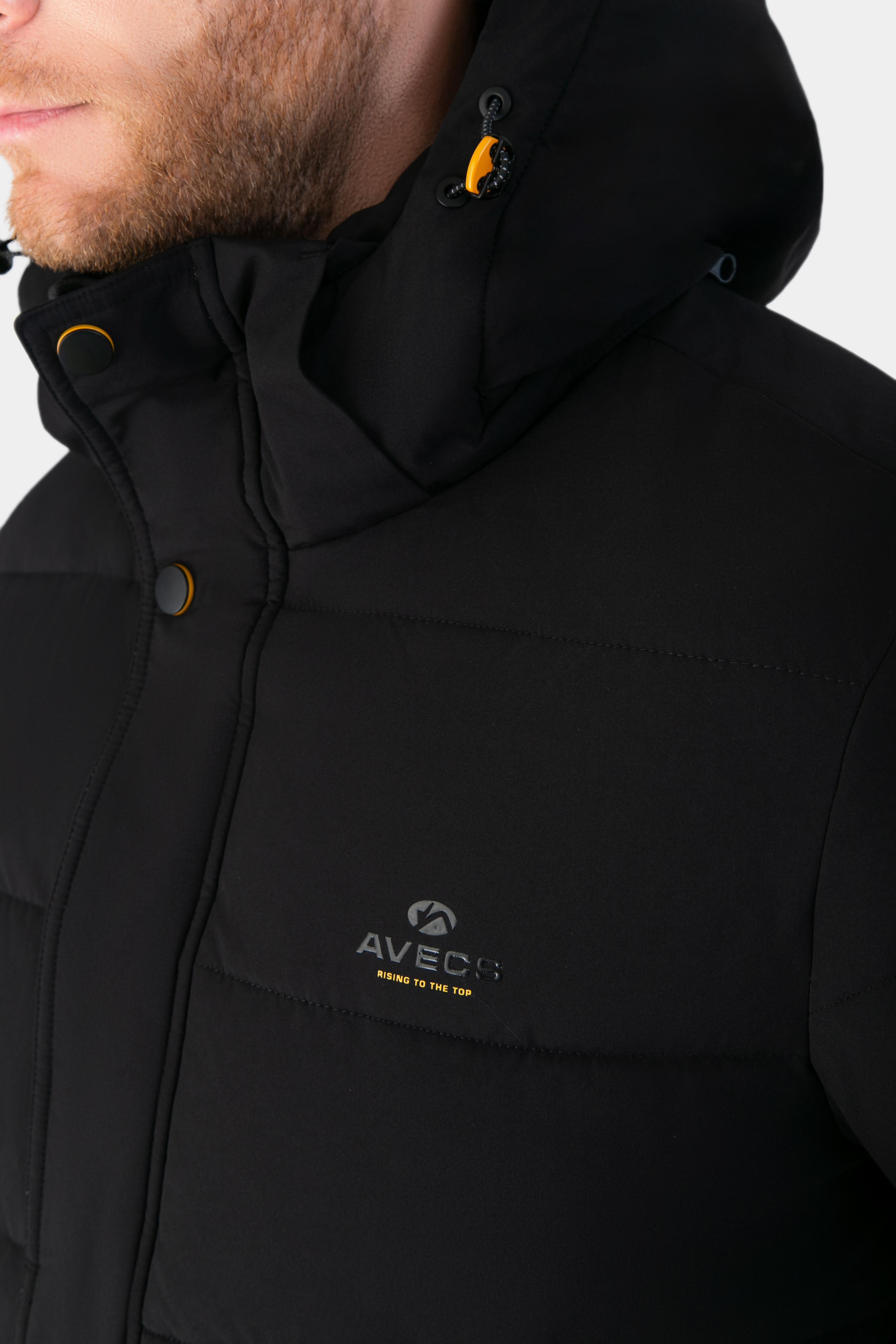 Куртка мужская Avecs 70496/17 XL Черный - фото 6 Куртка мужская Avecs 70496/17 XL Черный - фото 6
