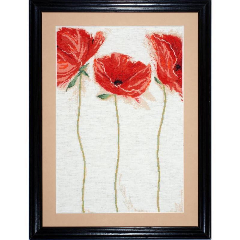Набор для вышивания крестиком Design Works 2435 Flamenco Poppies (19111) Набор для вышивания крестиком Design Works 2435 Flamenco Poppies (19111)