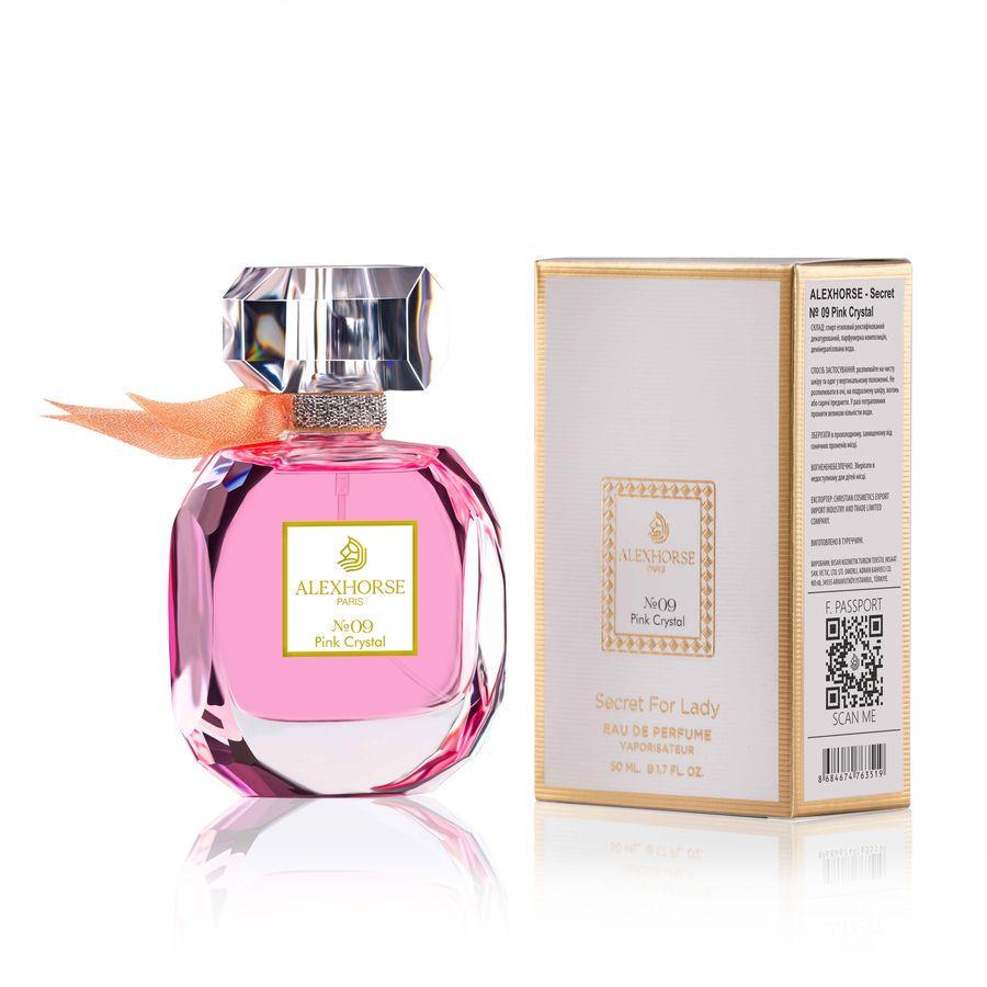 Парфюмерная вода Alex Horse для женщин Pink Crystal Secret For Lady 50 мл (AS-09)