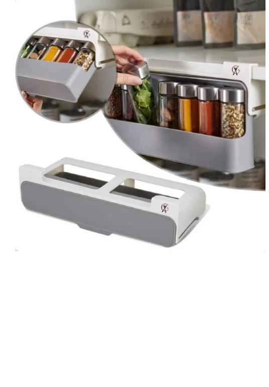 Полка навесная для специй 32х13, 5х9, 5 см (R93831) - фото 2 Полка навесная для специй 32х13, 5х9, 5 см (R93831) - фото 2