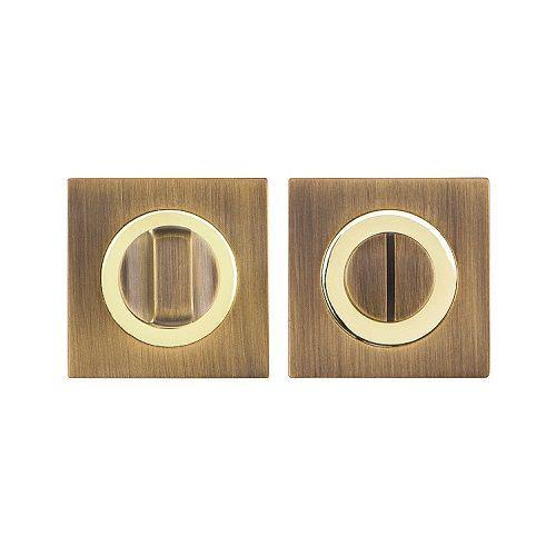 Накладка на розетке Fuaro BK6 KM AB/GP-7 под поворотник квадратная Бронзовый/Золотистый (ФР128) - фото 2 Накладка на розетке Fuaro BK6 KM AB/GP-7 под поворотник квадратная Бронзовый/Золотистый (ФР128) - фото 2