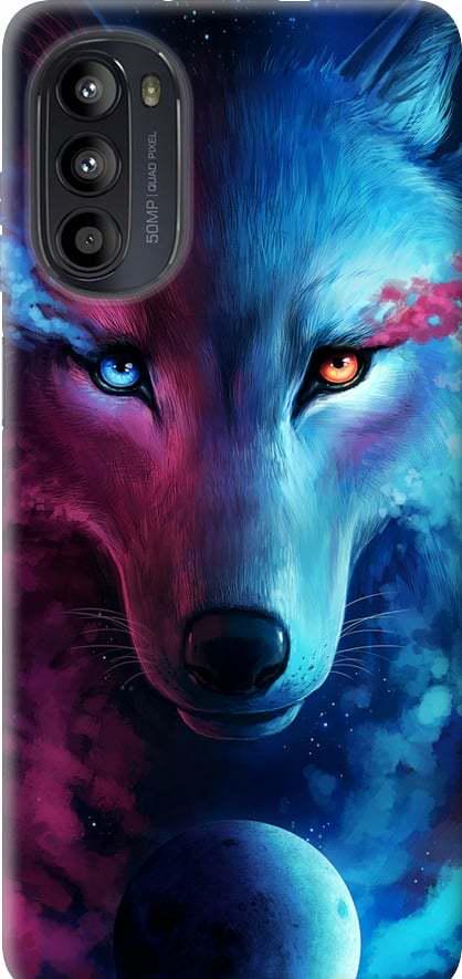 Чехол на Motorola Moto G52 Арт-волк (3999u-2691-42517)