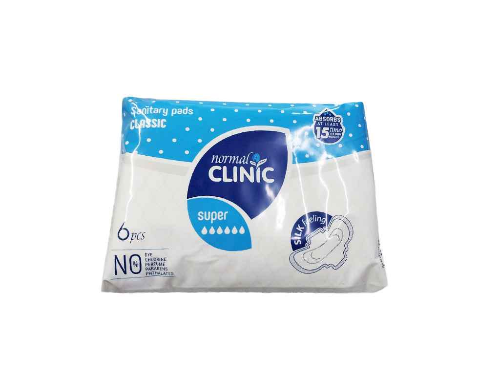 Прокладки гигиенические Normal Clinique Classic silk&dry 6 шт. 6 к. (76324)