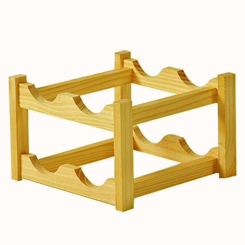 Полка для вина настольная Алента 4 Карри (Впс-401803)