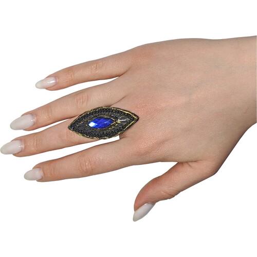 Кольцо Seta Decor Hildegard (23-622GL-BL) Кольцо Seta Decor Hildegard (23-622GL-BL)