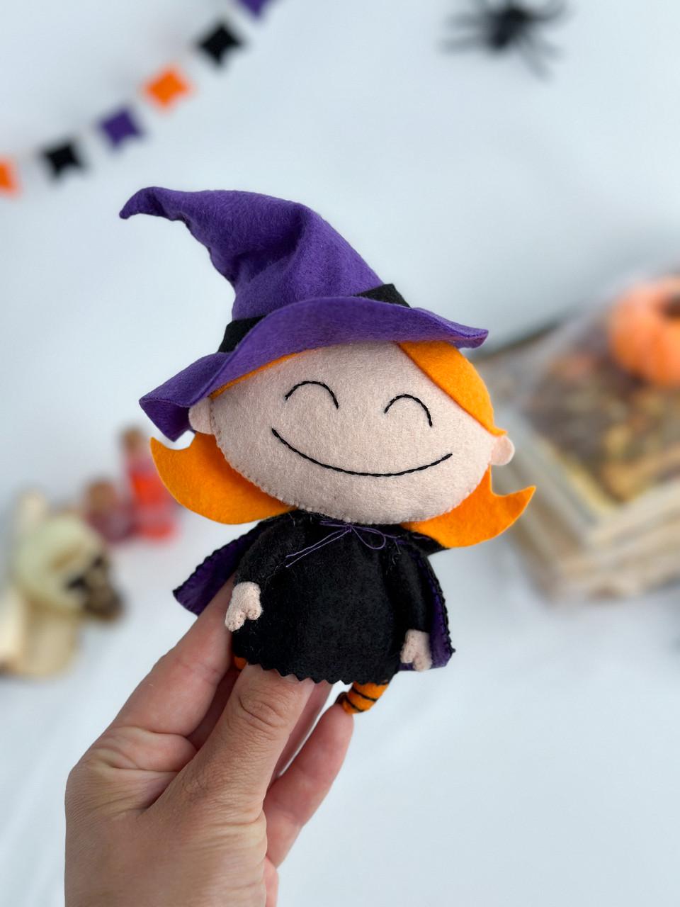 Игрушка Ведьмочка с веником (29528498) - фото 4