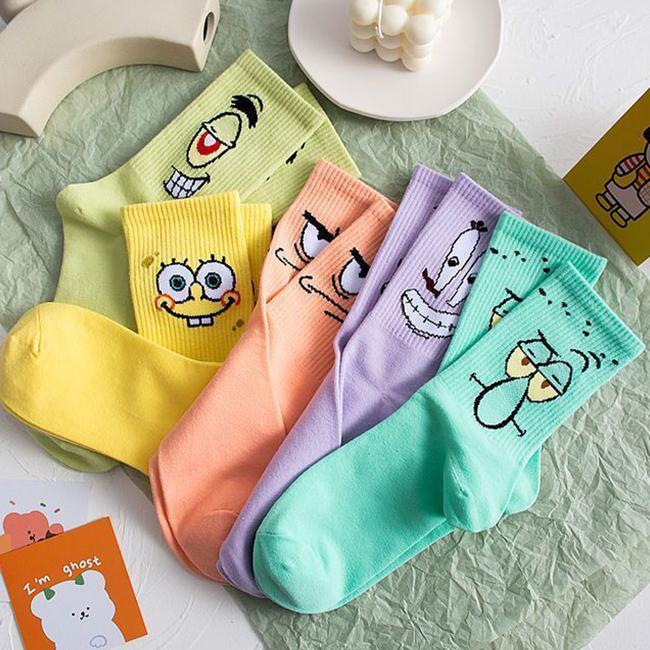 Набір шкарпеток Sponge Bob 5 шт. (2139960713) - фото 4