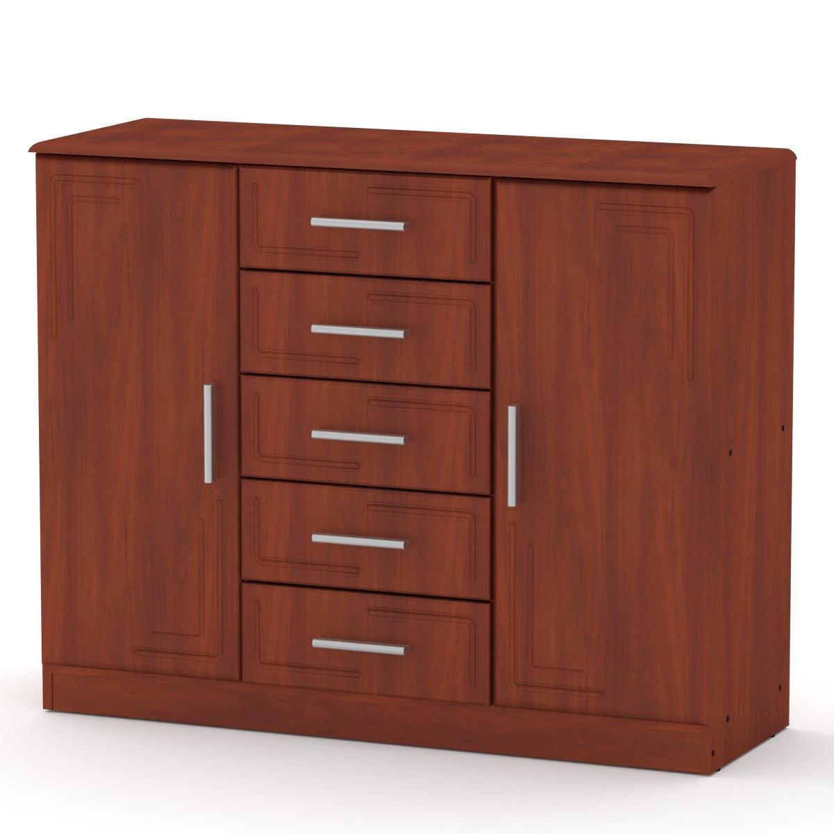 Комод Компаніт-5+2 МДФ Яблуня (81_komp_Y_NM) - фото 1