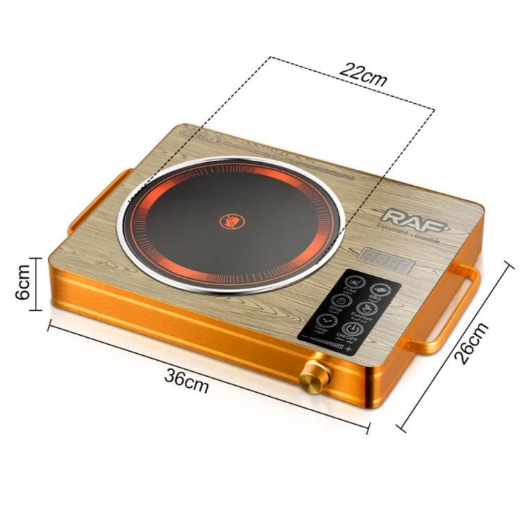Плита інфрачервона настільна електрична одноконфоркова RAF 3500W - фото 4 Плита інфрачервона настільна електрична одноконфоркова RAF 3500W - фото 4