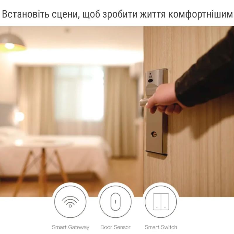 Выключатель Tuya Zigbee 2 клавиши без нуля Черный - фото 3
