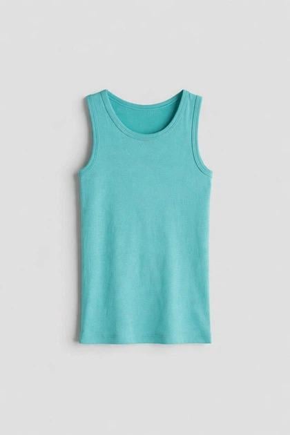 Майка H&M 1237524 98-104 см Зеленый Майка H&M 1237524 98-104 см Зеленый