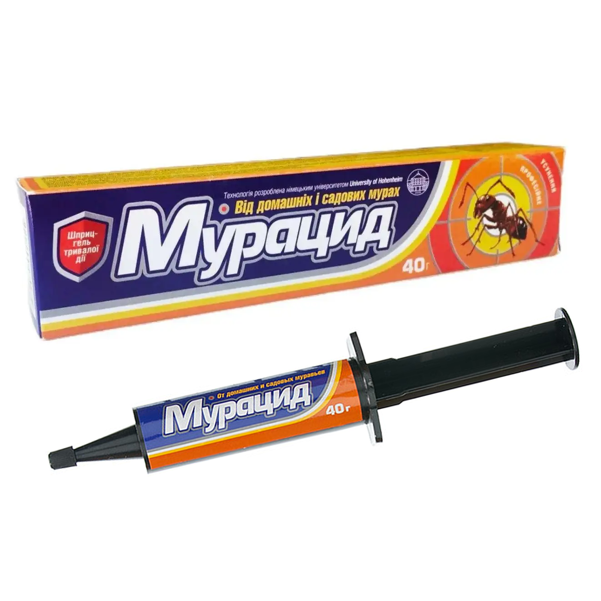 Шприц-гель від мурах Мурацид 40 г (31411)