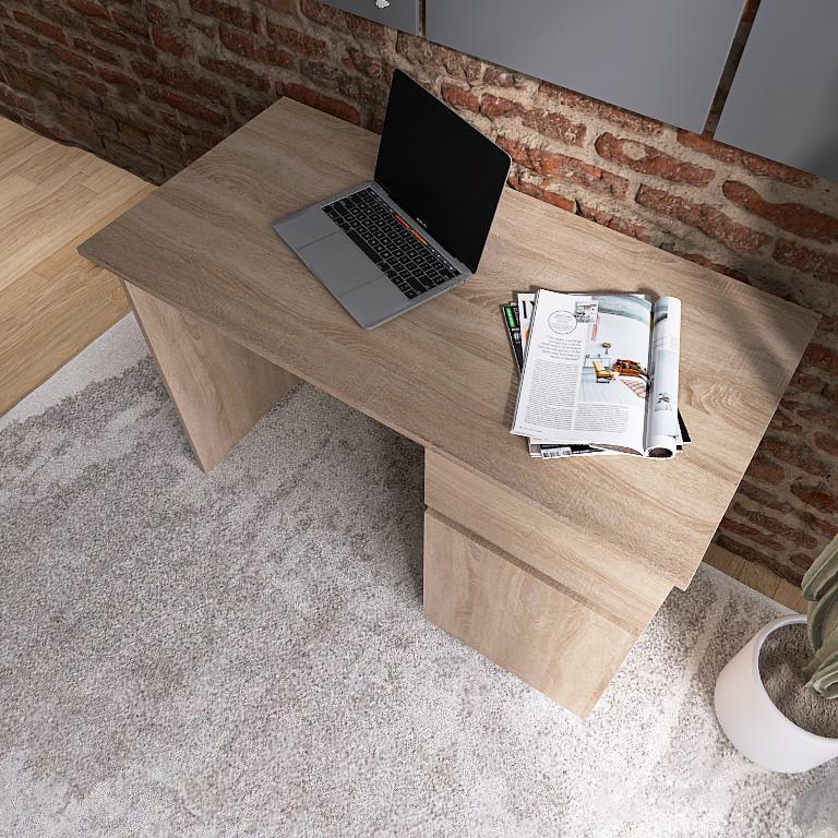 Комп'ютерний стіл Еверест СЛ-1 Лайт 110х55х77 см Дуб Сонома (DTM-4669) - фото 4 Комп'ютерний стіл Еверест СЛ-1 Лайт 110х55х77 см Дуб Сонома (DTM-4669) - фото 4