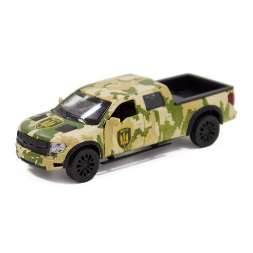 Игрушечная машинка Ford F 150 SVT Raptor инерционная Милитари (222340)