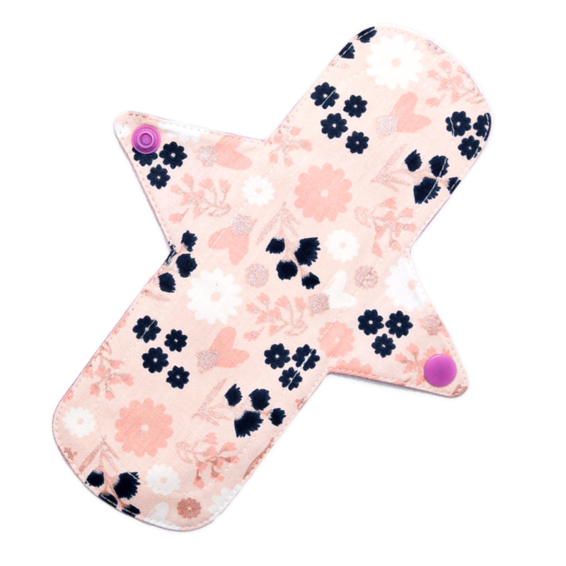 Прокладка ежедневная Ecotim for girls многоразовая Цветы из хлопка нормал (ET8464) Прокладка ежедневная Ecotim for girls многоразовая Цветы из хлопка нормал (ET8464)