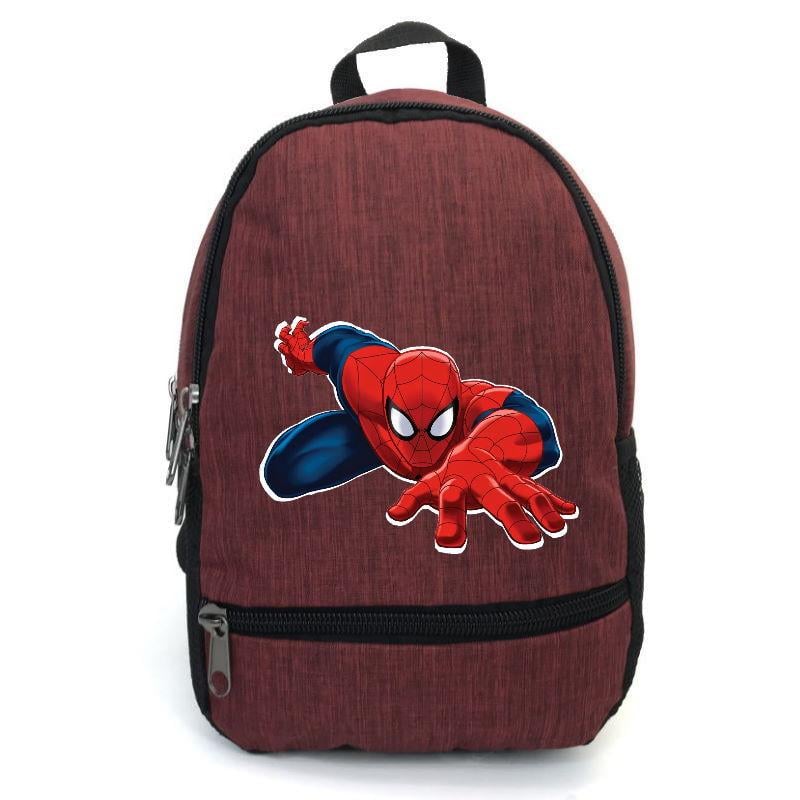Школьный рюкзак подростковый Cappuccino Toys с принтом Spiderman-004 12,5 л Красный (1558626761)