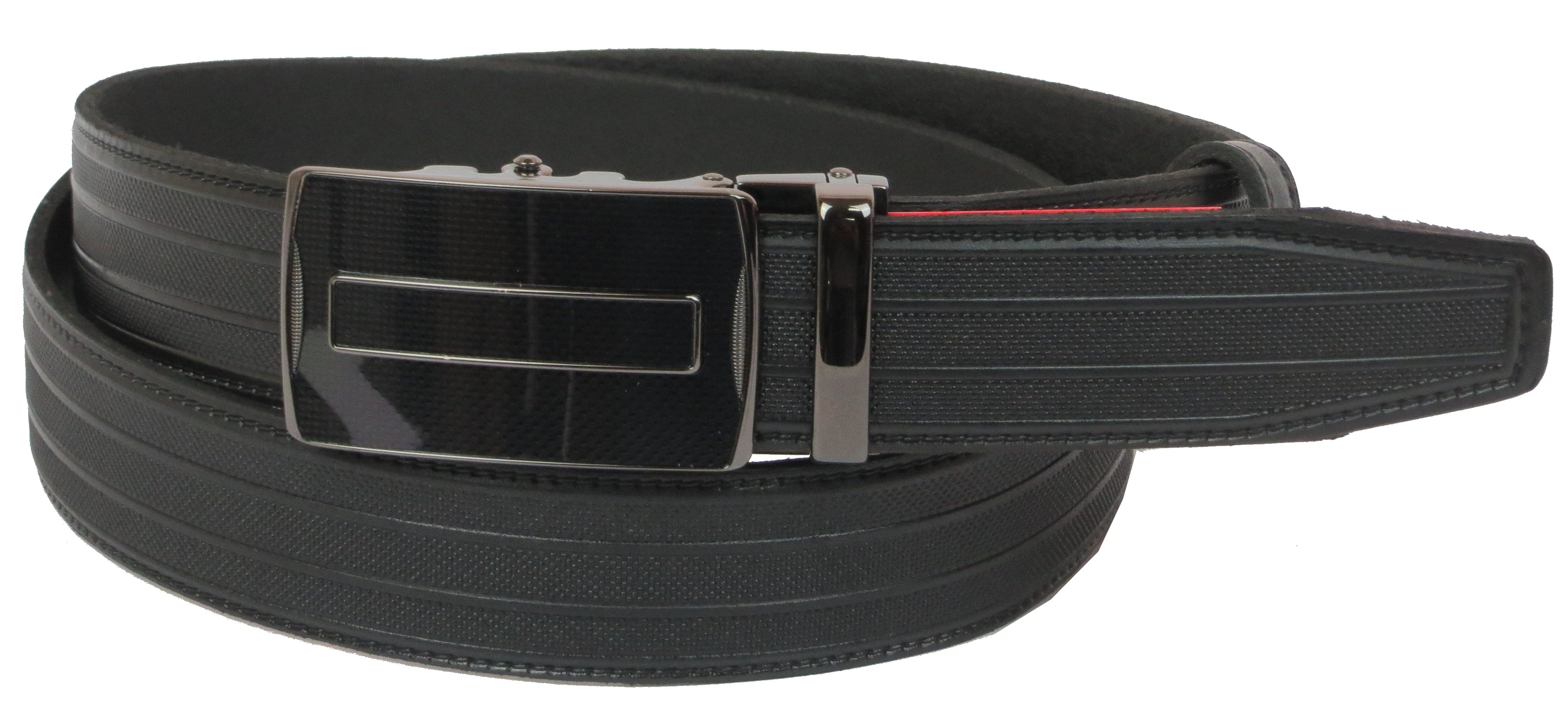 Ремень мужской Skipper кожаный Черный (1074-35)