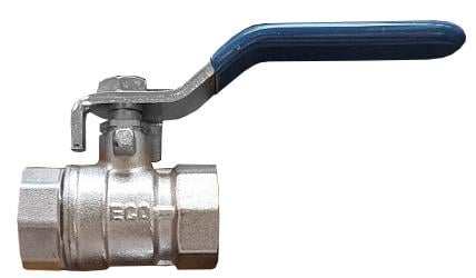 Кран шаровой Eco 1/2" ВВ ручка латунь Синий (RS-ST-BHE1)