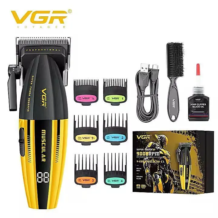 Акумуляторна машинка для стрижки VGR V-285 з насадками