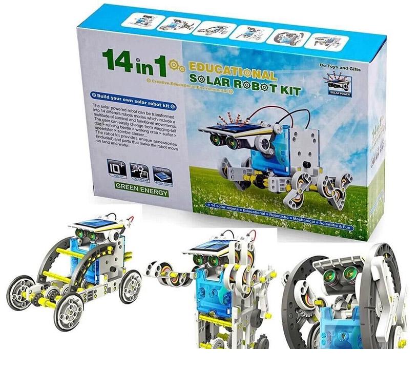 Дитячий конструктор робот-трансформер Solar Robot із сонячною панеллю і моторчиком 14в1 - фото 7 Дитячий конструктор робот-трансформер Solar Robot із сонячною панеллю і моторчиком 14в1 - фото 7