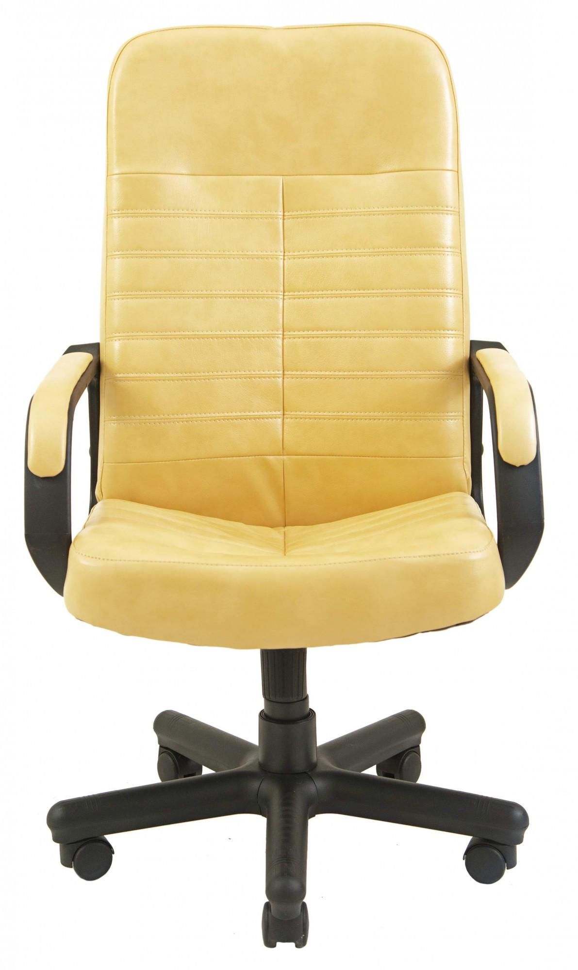 Крісло офісне комп'ютерне Prius Мадрас Gold Beige ПлаStick Рич М2 AnyFix Бежевий