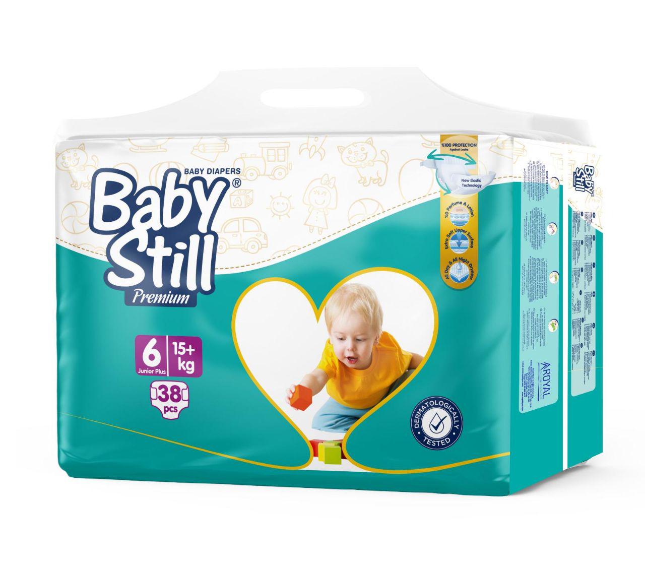Дитячі підгузки STILL Jumbo Pack р. 6 15+ кг 38 шт. (8697424859134)
