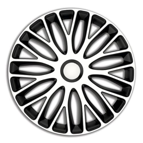 Ковпаки для коліс 4 Racing Mugello White/Black R15 4 шт.