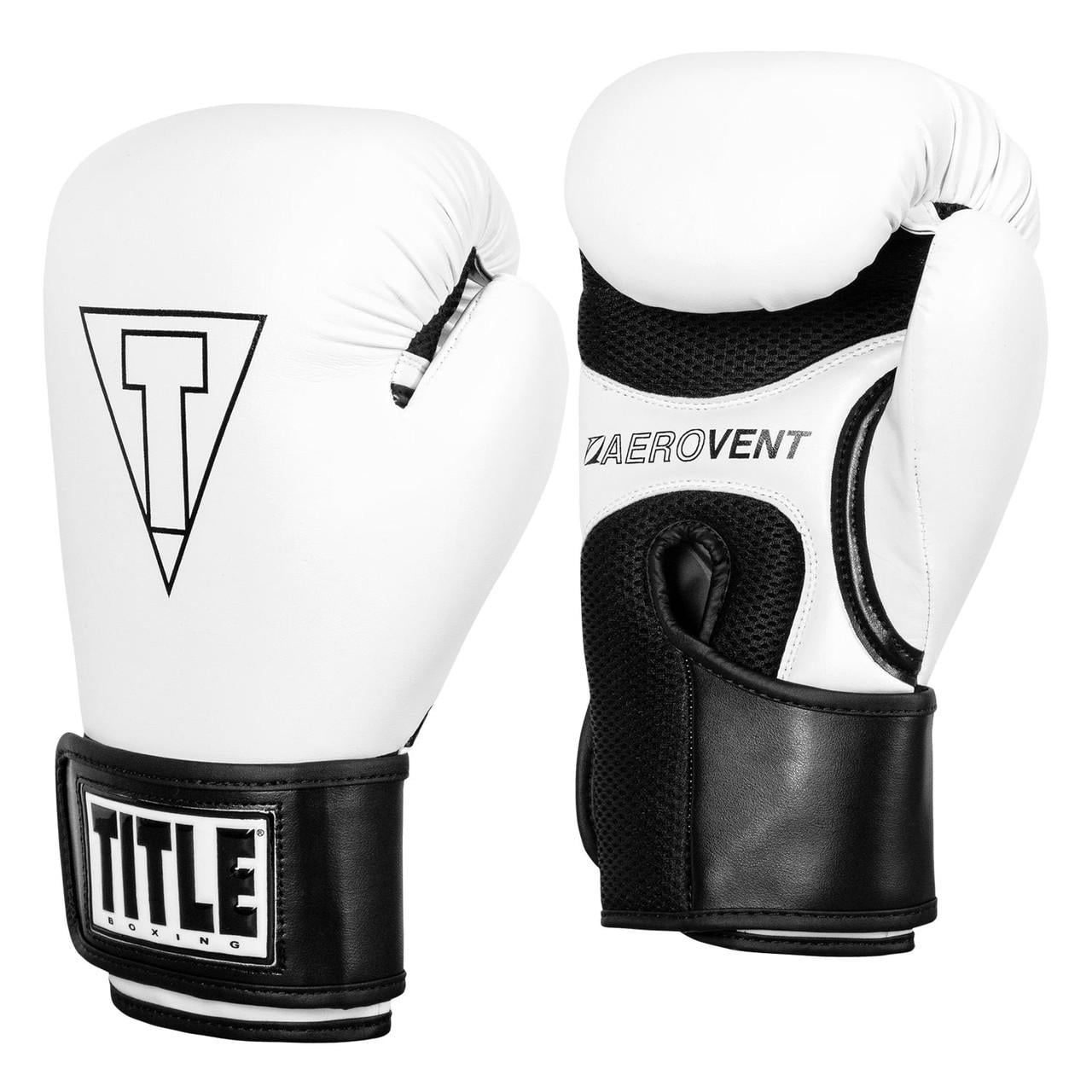 Боксерські рукавички TITLE Boxing Vegan Gloves 8 oz White/Black (VGFBG 8 oz WH/BK) Боксерські рукавички TITLE Boxing Vegan Gloves 8 oz White/Black (VGFBG 8 oz WH/BK)
