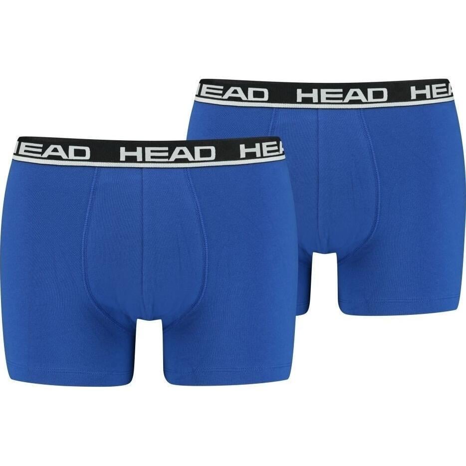 Трусы боксерки Head BASIC BOXER 2P 701202741-006 2 шт. XL Сине-черный (56902-53)
