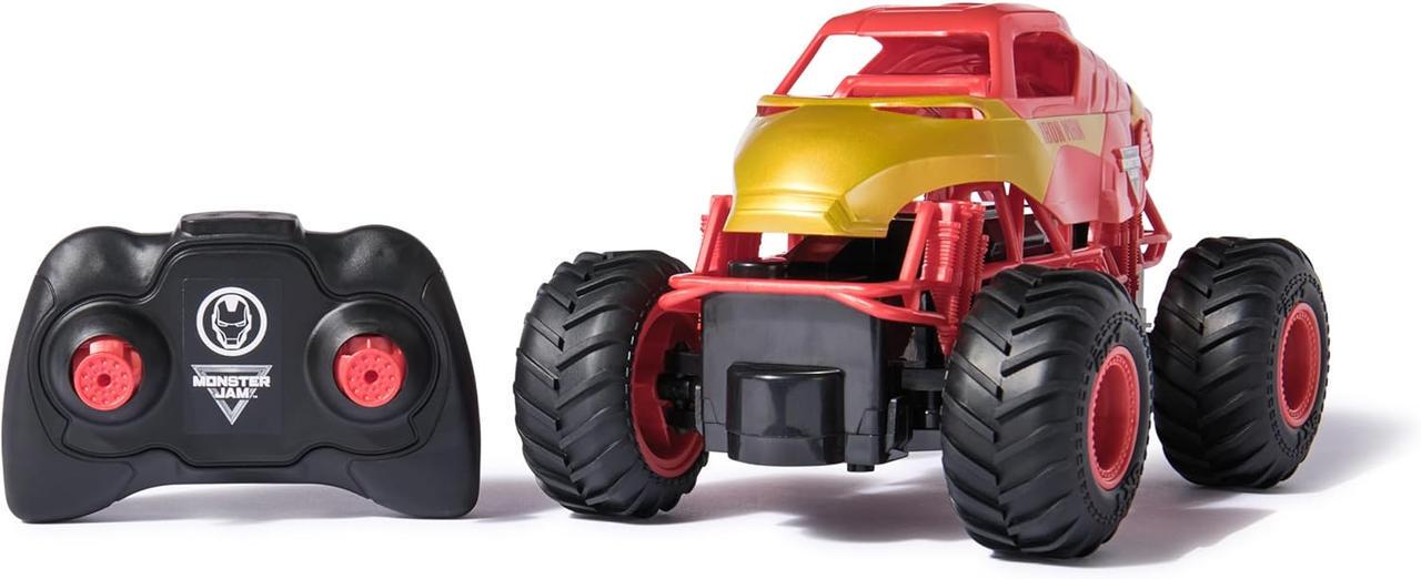 Машинка Монстер джем 1:24 Железный человек на радиоуправлении Monster jam Marvel Iron Man (6070373)