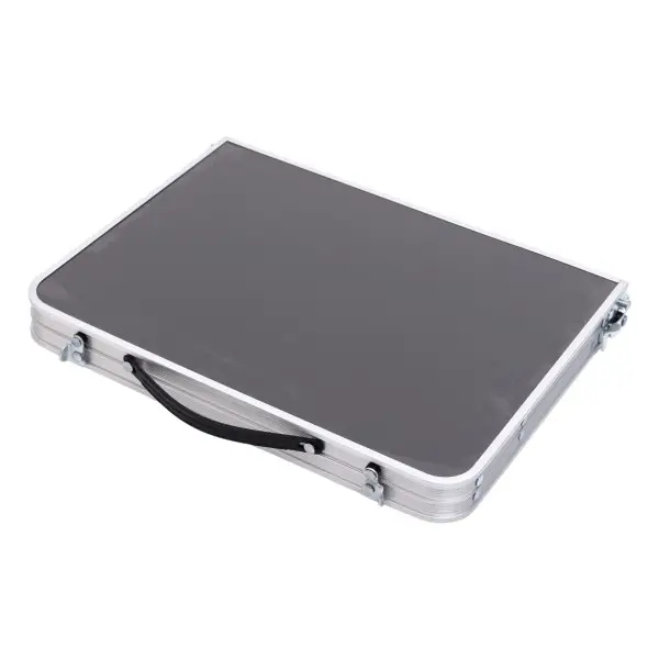 Стіл складаний туристичний для кемпінгу з МДФ та алюмінієвого каркасу 60х40х25,5 см Чорний (147-107-JY-6040) - фото 4 Стіл складаний туристичний для кемпінгу з МДФ та алюмінієвого каркасу 60х40х25,5 см Чорний (147-107-JY-6040) - фото 4