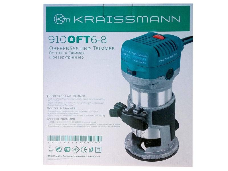 Фрезер KRAISSMANN 910 OFT 6-8 - фото 6 Фрезер KRAISSMANN 910 OFT 6-8 - фото 6