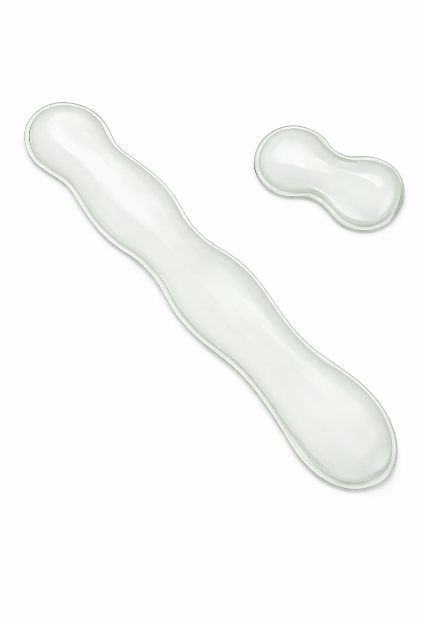 Килимок-підставка ергономічний під зап'ястя для миші та клавіатури Зелений (580060312)