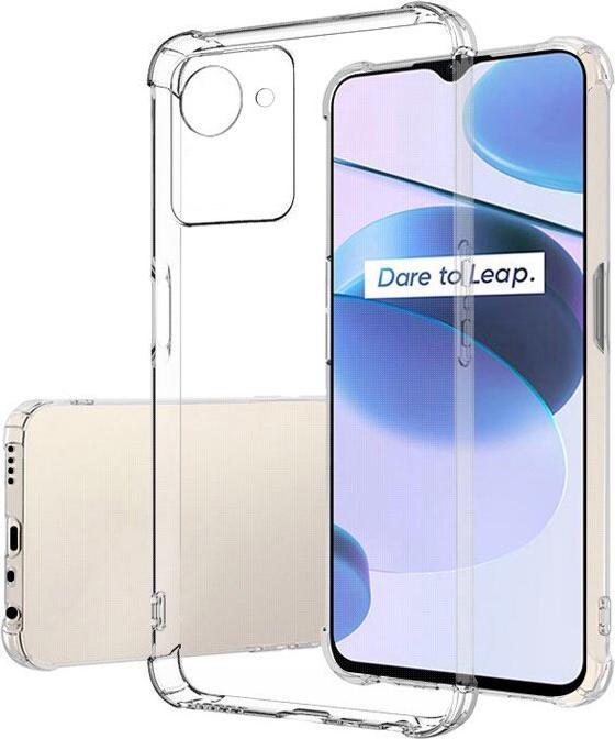 Прозорий чохол MultiCam Realme C30s (посилений кутами) (30548)