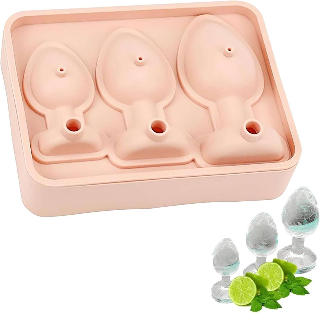 Форма для льоду Втулка 3Д Рожевий (flap-1) - фото 3 Форма для льоду Втулка 3Д Рожевий (flap-1) - фото 3