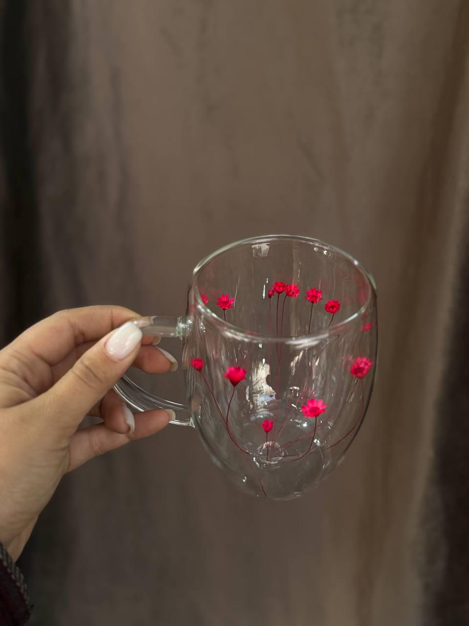 Набір чашок Vittora Магія бутонів з подвійним дном 2 шт. 320 мл (VT-5321-320) - фото 3