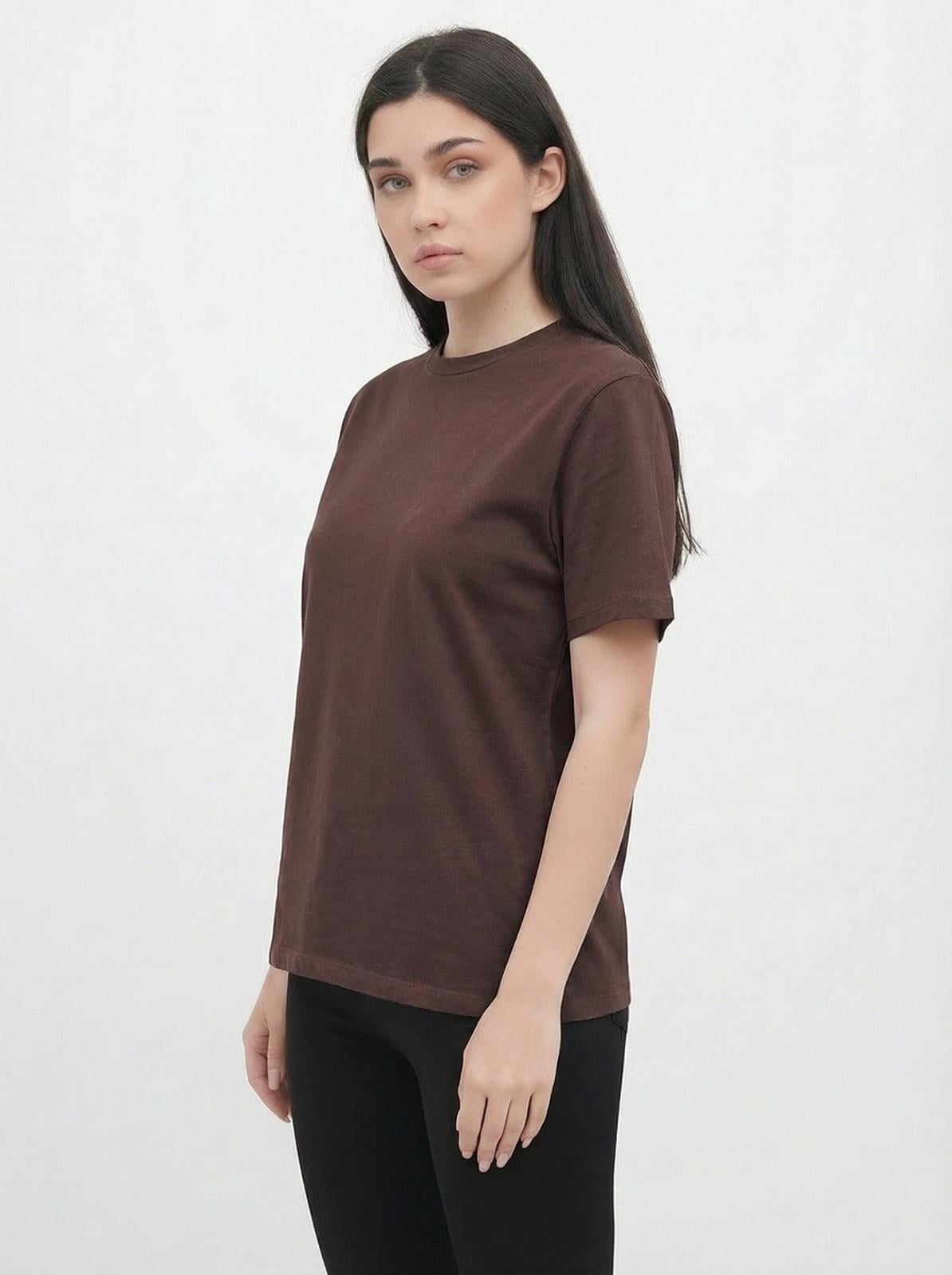 Футболка жіноча EQUILIBRI W213_114_000 L Коричневий